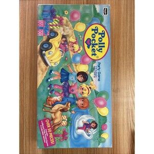Vintage 1994 Polly Pocket Party Game 99% Complete Board Game Rose Art 90s